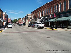 Platteville's Main Street